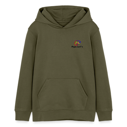 Teenager Bio-Hoodie - MOUNTAINS ARE CALLING - Khaki