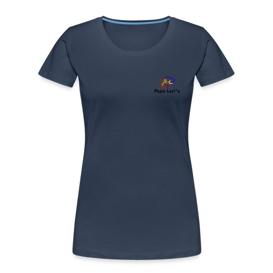 Frauen Premium Bio T-Shirt - IN THE HEART OF THE WILD - Navy