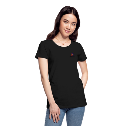 Frauen Premium Bio T-Shirt - OCEAN DREAMS - Schwarz