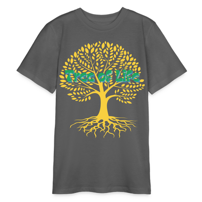 Bio Teenager T-Shirt - TREE OF LIFE - Anthrazit