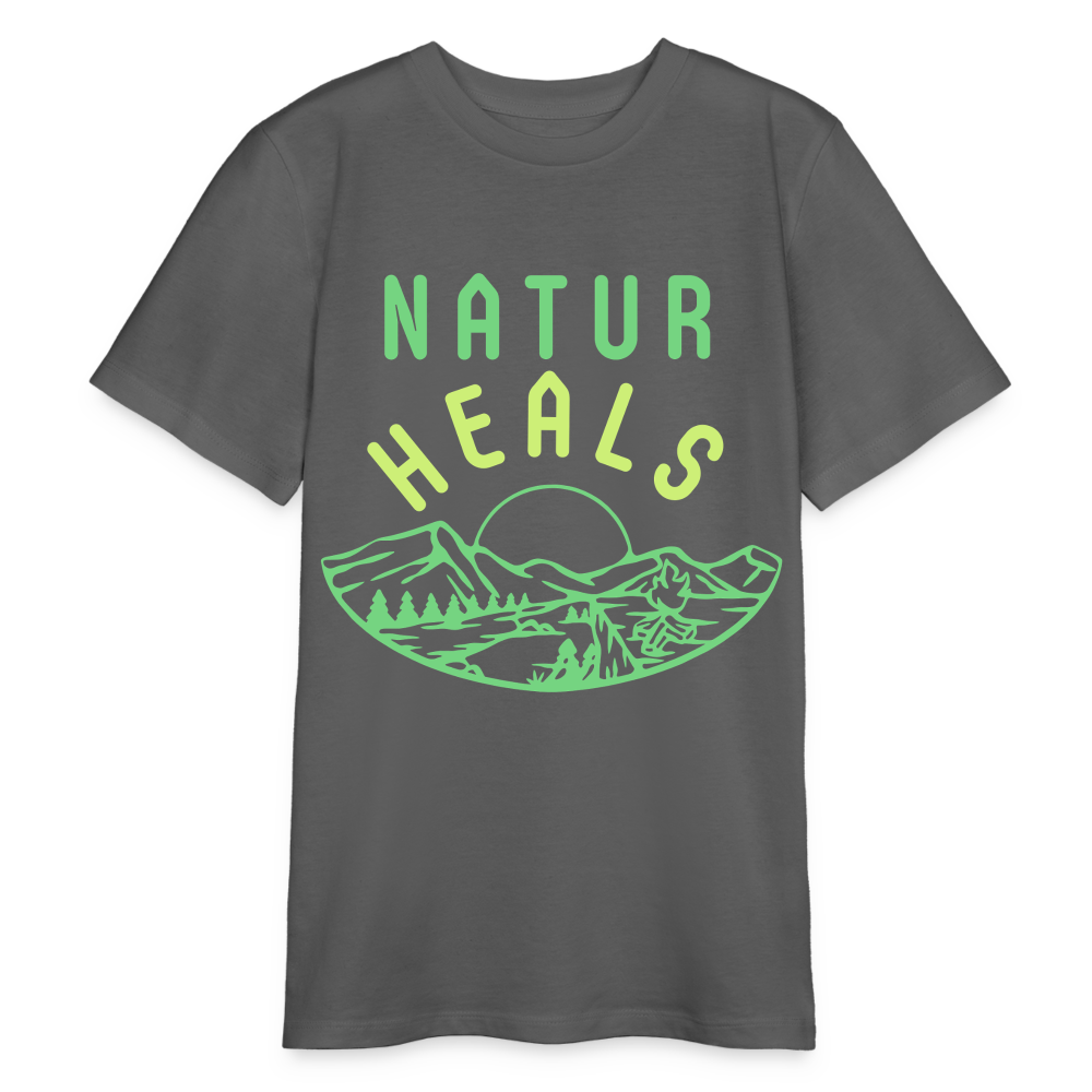 Bio Teenager T-Shirt - NATUR HEALS - Anthrazit