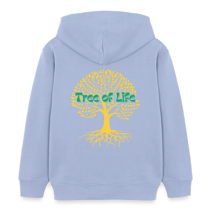 Kinder Bio-Hoodie - TREE OF LIFE - Sky