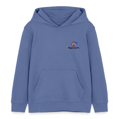 Kinder Bio-Hoodie - SERENITY IN THE SUNSET - Blau