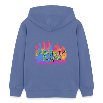 Kinder Bio-Hoodie - IN THE HEART OF THE WILD 2 - Blau