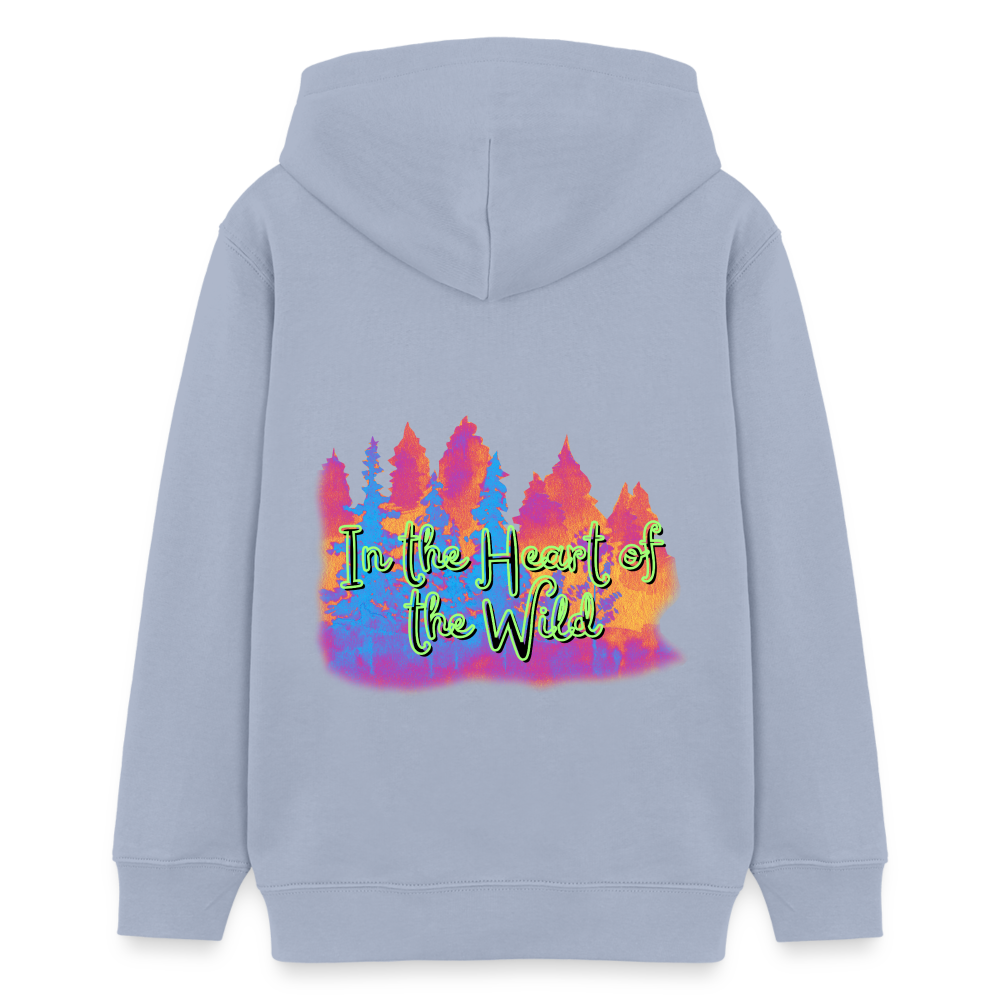 Teenager Bio-Hoodie - IN THE HEART OF THE WILD 2 - Lavendel-Violett