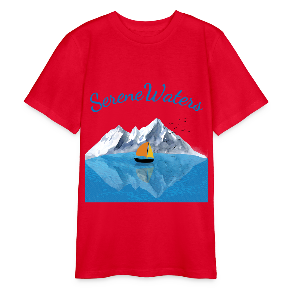 Bio Teenager T-Shirt - SERENE WATERS - Rot