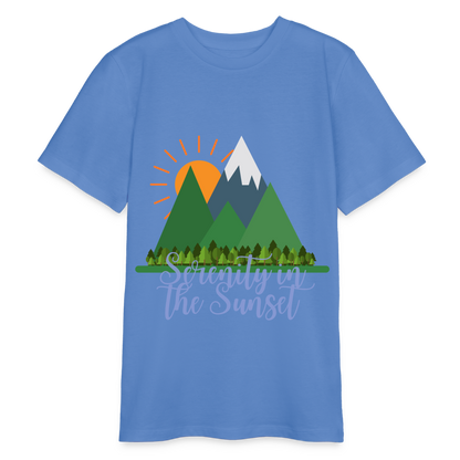 Bio Teenager T-Shirt - SERENITY IN THE SUNSET - Blau