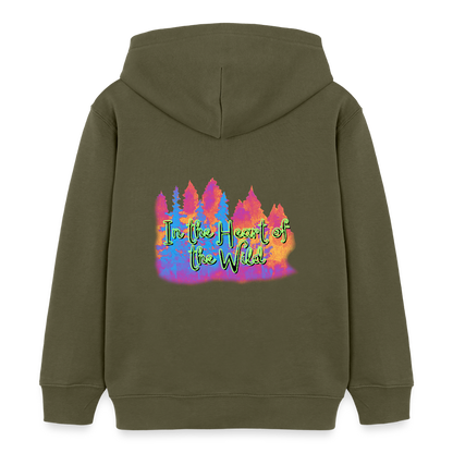 Kinder Bio-Hoodie - IN THE HEART OF THE WILD 2 - Khaki