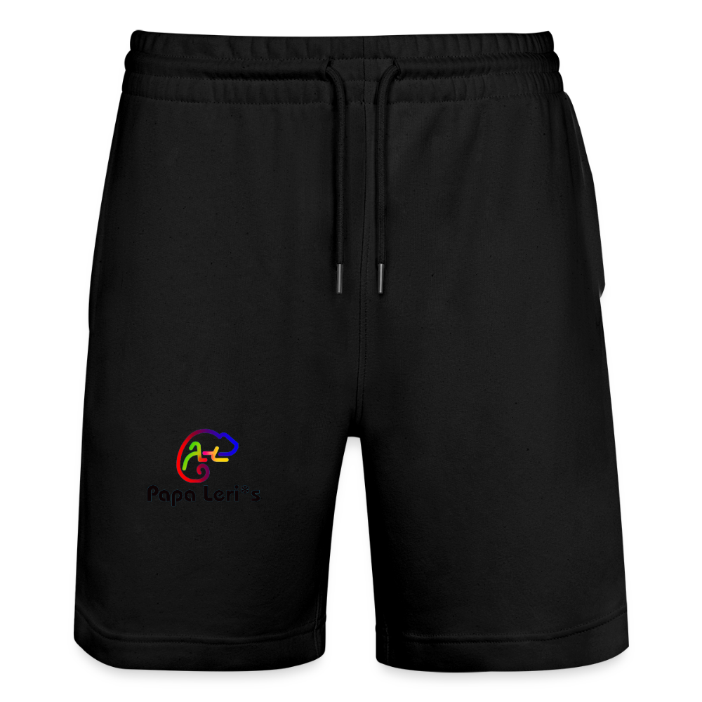 Bio Unisex  Herren Damen Joggingshorts - Schwarz