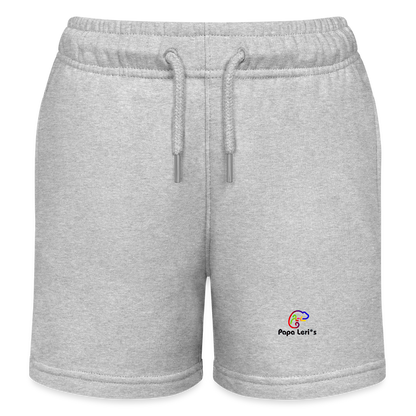 Kinder Bio Joggingshorts - Grau meliert