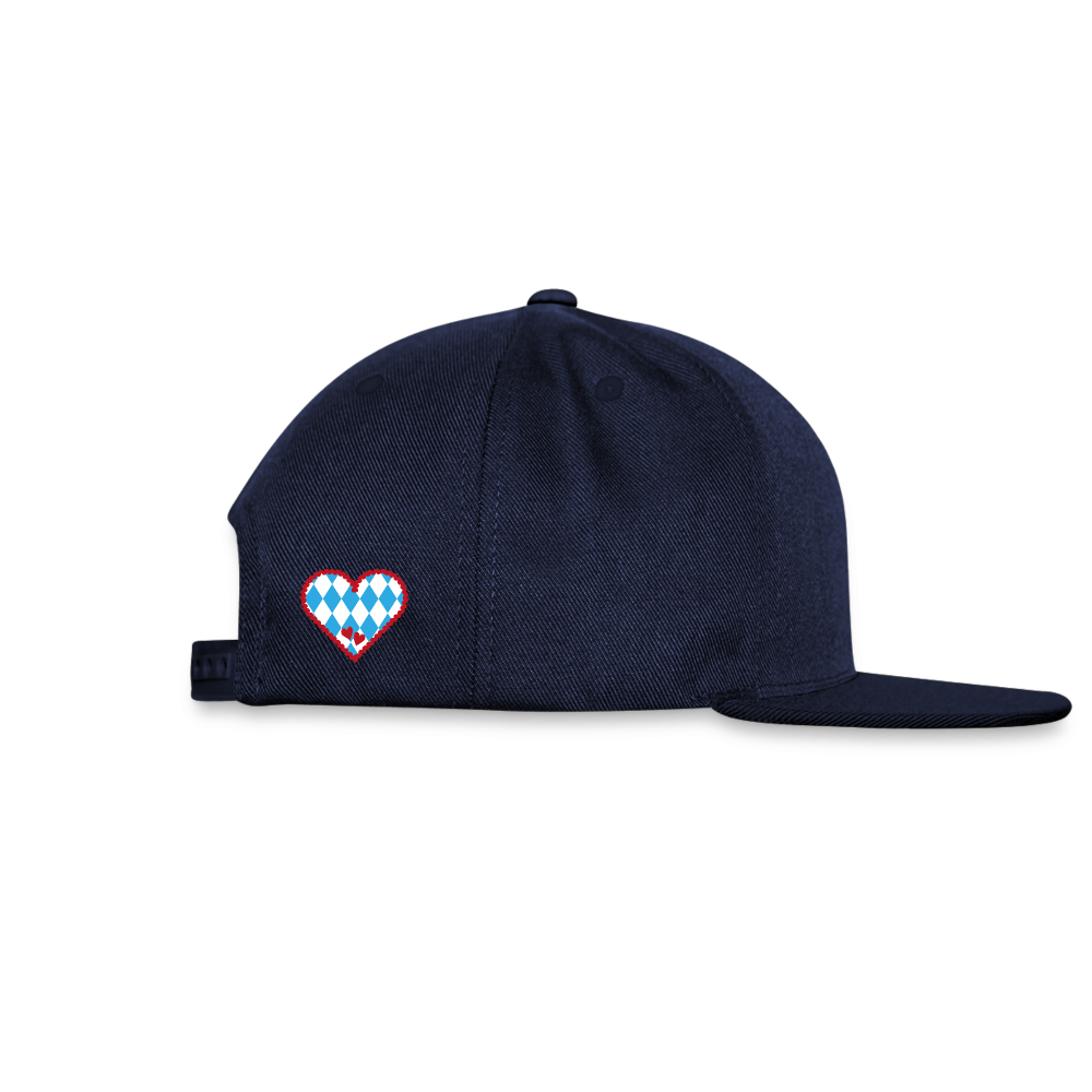 Snapback Cap - I LOVE CHIEMGAU - versch. Farben - Navy/Navy