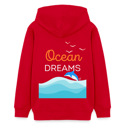 Teenager Bio-Hoodie - OCEAN DREAMS - Rot