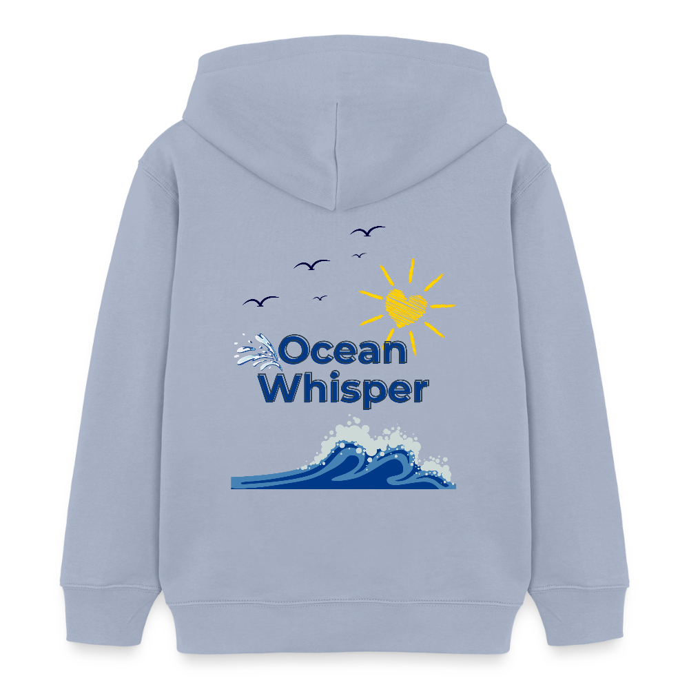 Kinder Bio-Hoodie - OCEAN WHISPER - Lavendel-Violett