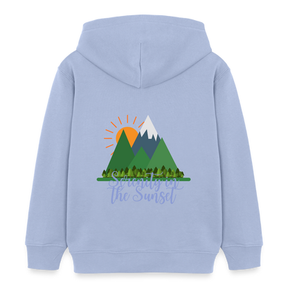 Kinder Bio-Hoodie - SERENITY IN THE SUNSET - Sky