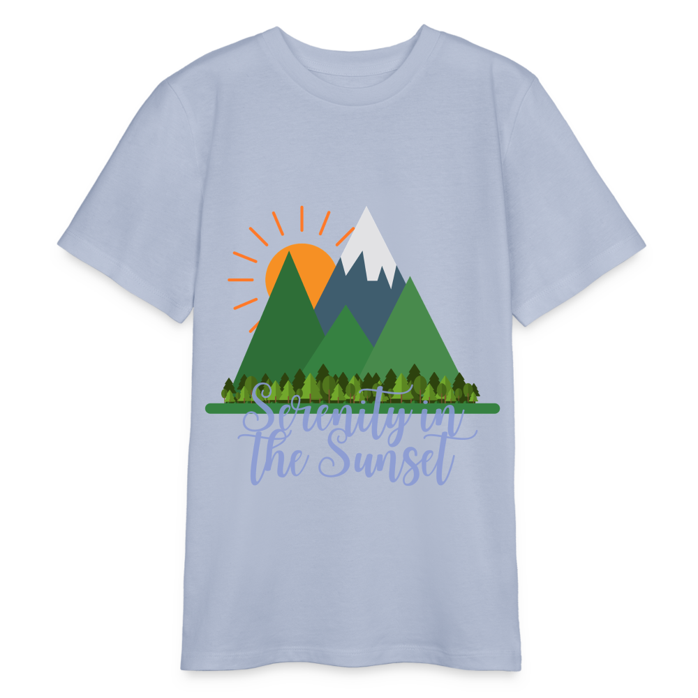 Bio Teenager T-Shirt - SERENITY IN THE SUNSET - Lavendel-Violett