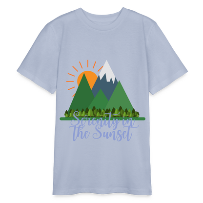 Bio Teenager T-Shirt - SERENITY IN THE SUNSET - Lavendel-Violett