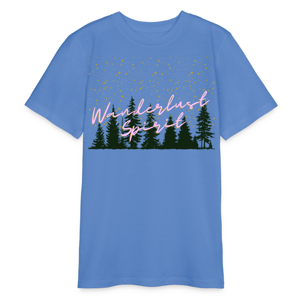 Bio Teenager T-Shirt - Wanderlust Spirit - Blau