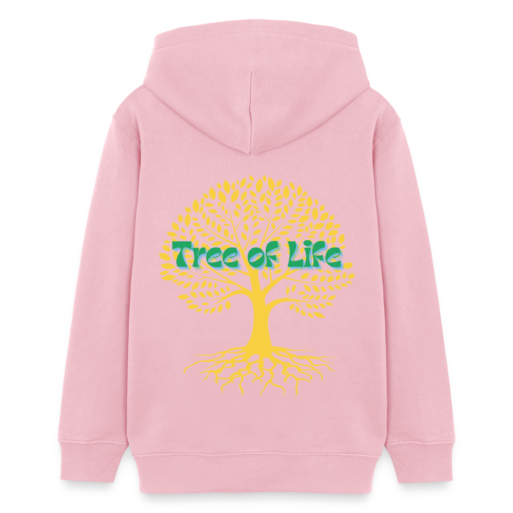 Teenager Bio-Hoodie - TREE OF LIFE - Hellrosa