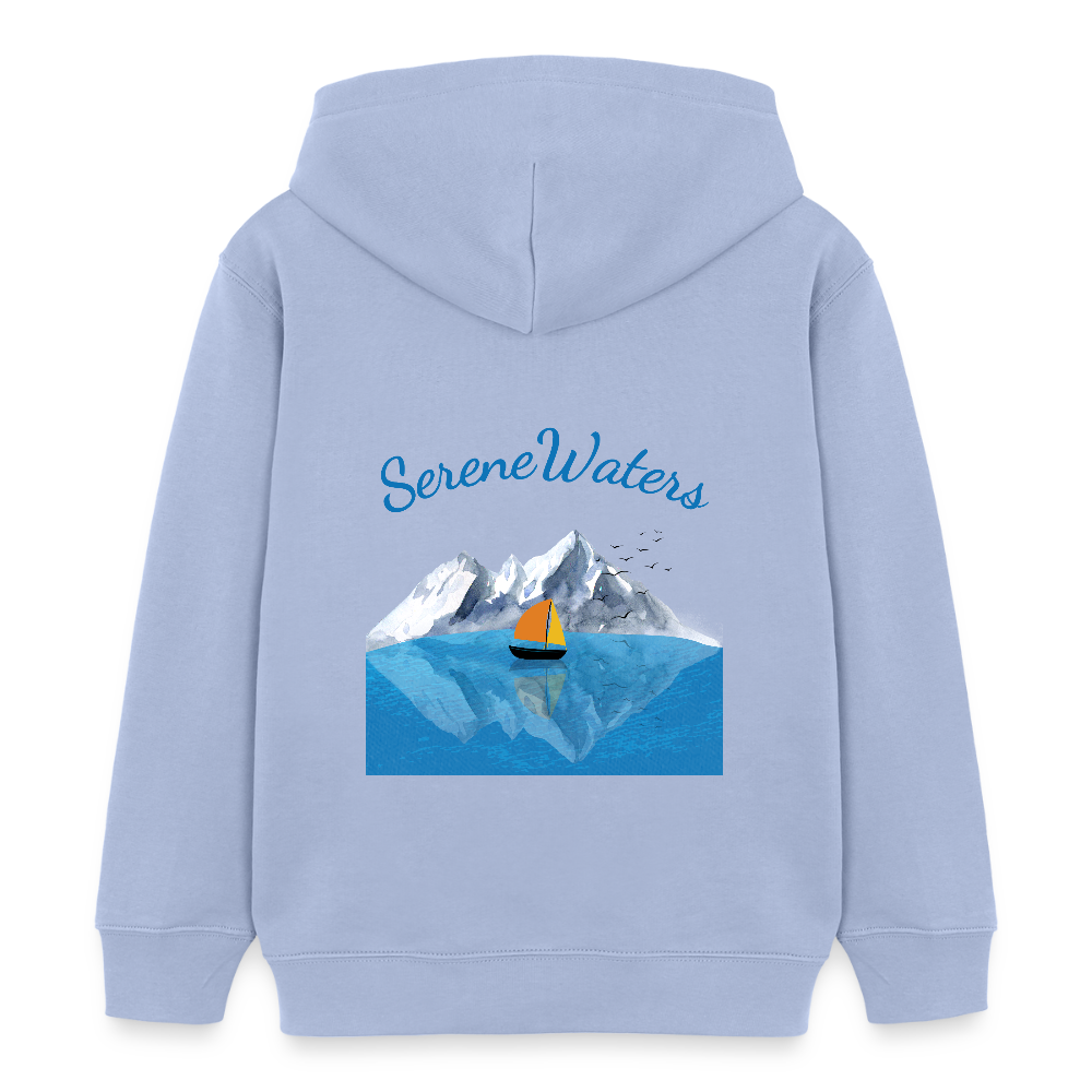 Kinder Bio-Hoodie - SERENE WATERS - Sky