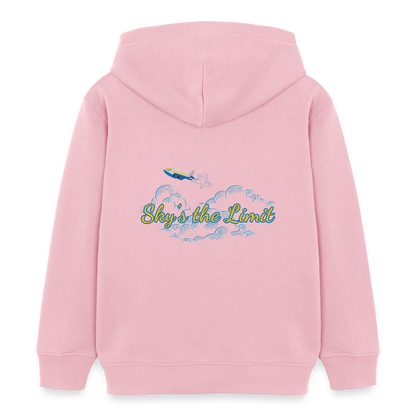 Kinder Bio-Hoodie - SKY´S THE LIMIT - Hellrosa