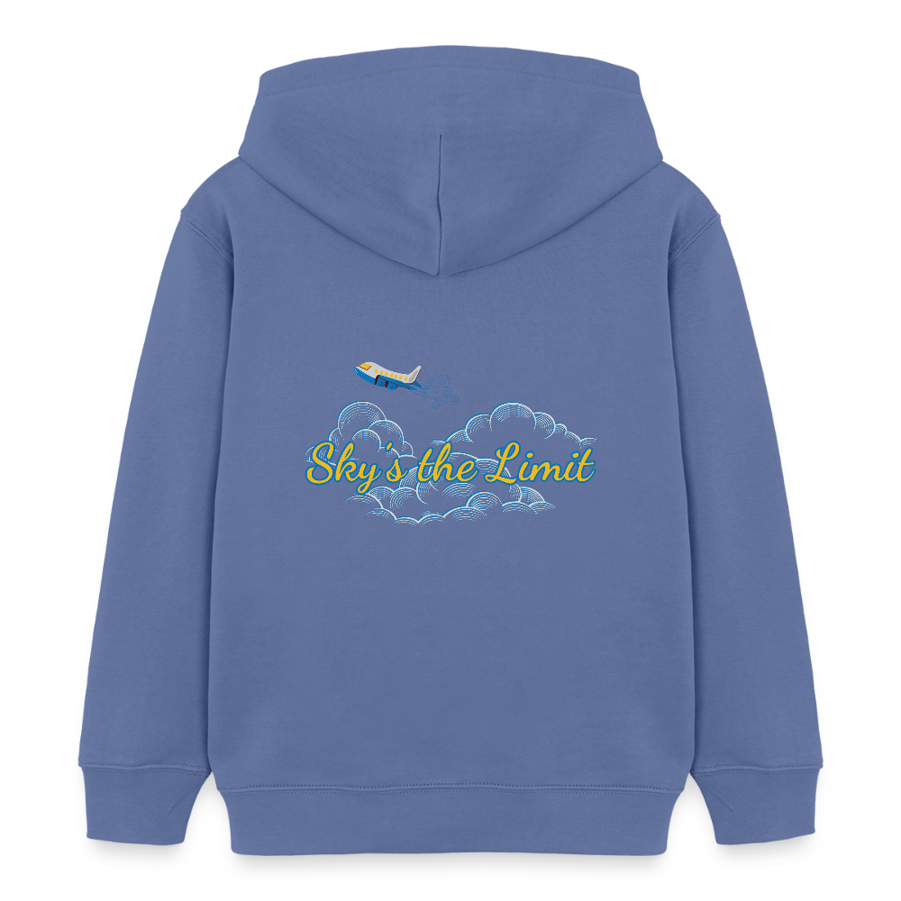 Kinder Bio-Hoodie - SKY´S THE LIMIT - Blau