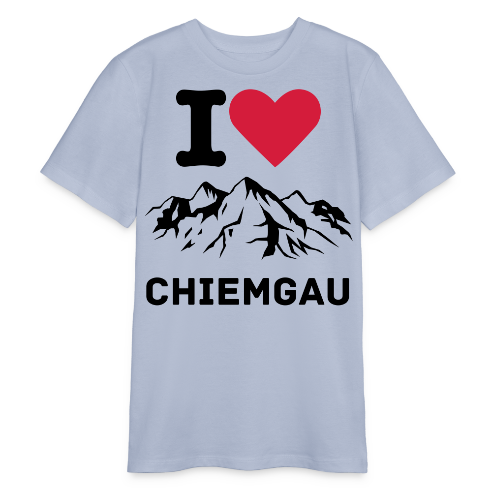 Bio Teenager T-Shirt - I LOVE CHIEMGAU - Lavendel-Violett