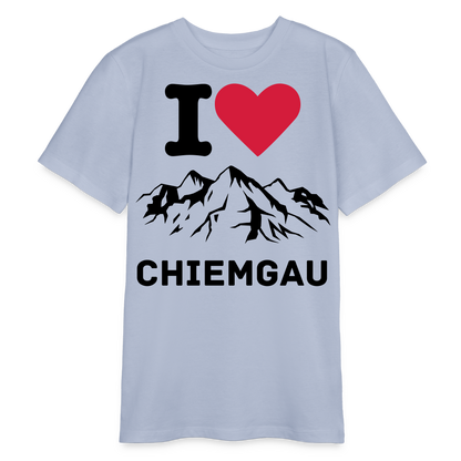 Bio Teenager T-Shirt - I LOVE CHIEMGAU - Lavendel-Violett