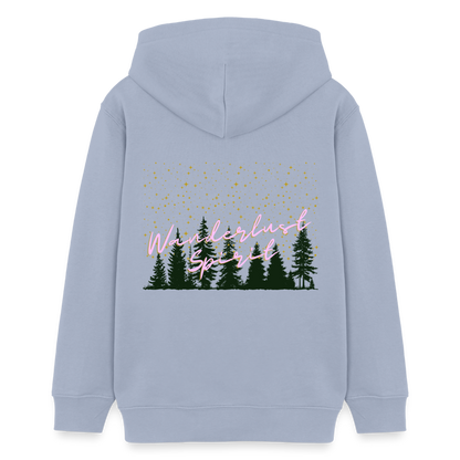 Teenager Bio-Hoodie - WANDERLUST SPIRIT - Lavendel-Violett