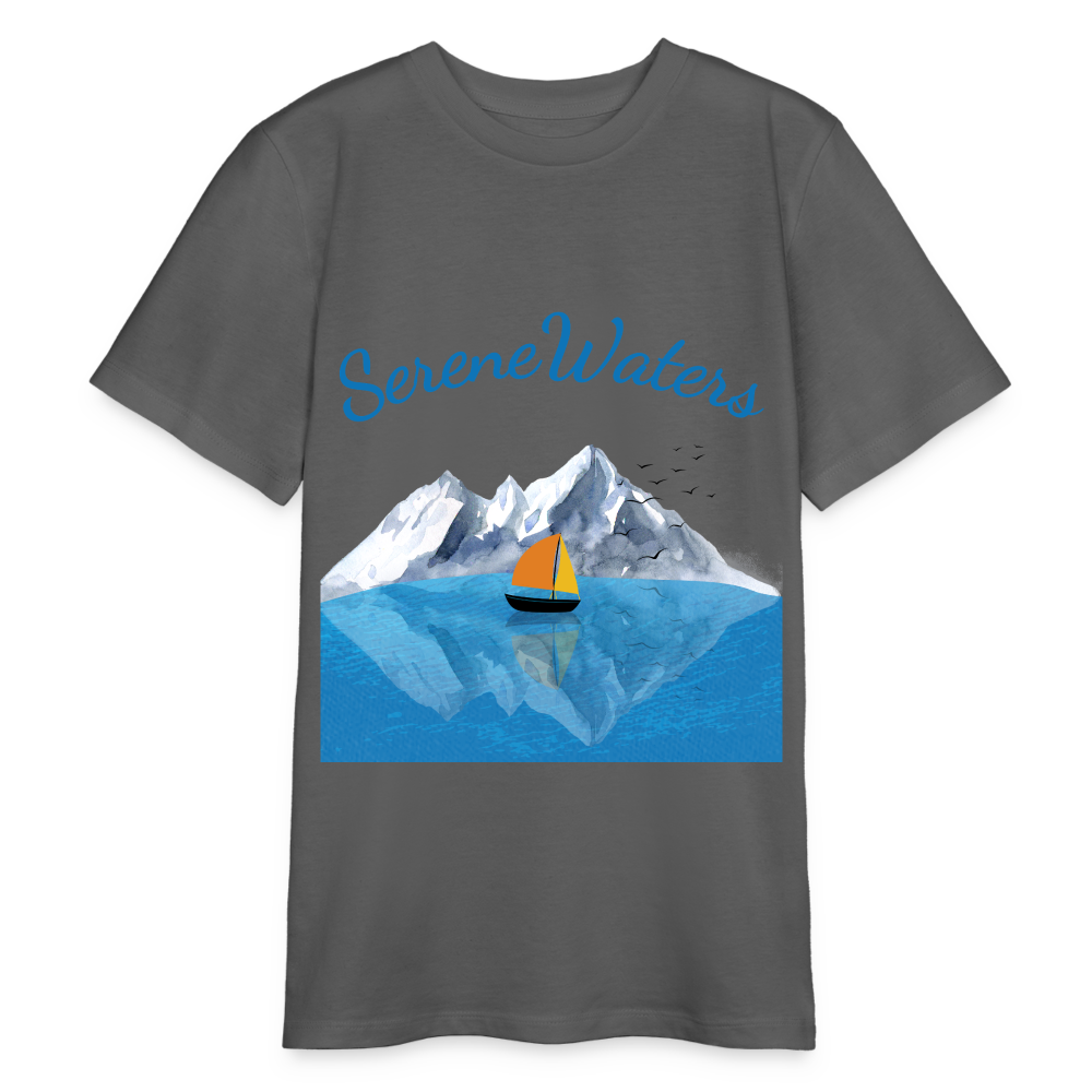 Bio Teenager T-Shirt - SERENE WATERS - Anthrazit