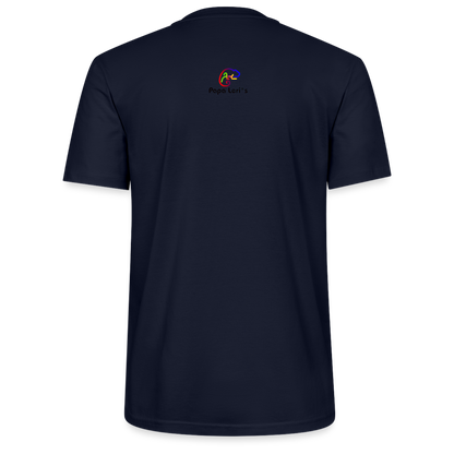 Unisex Herren Damen Bio T-Shirt - SKY`S THE LIMIT - Navy