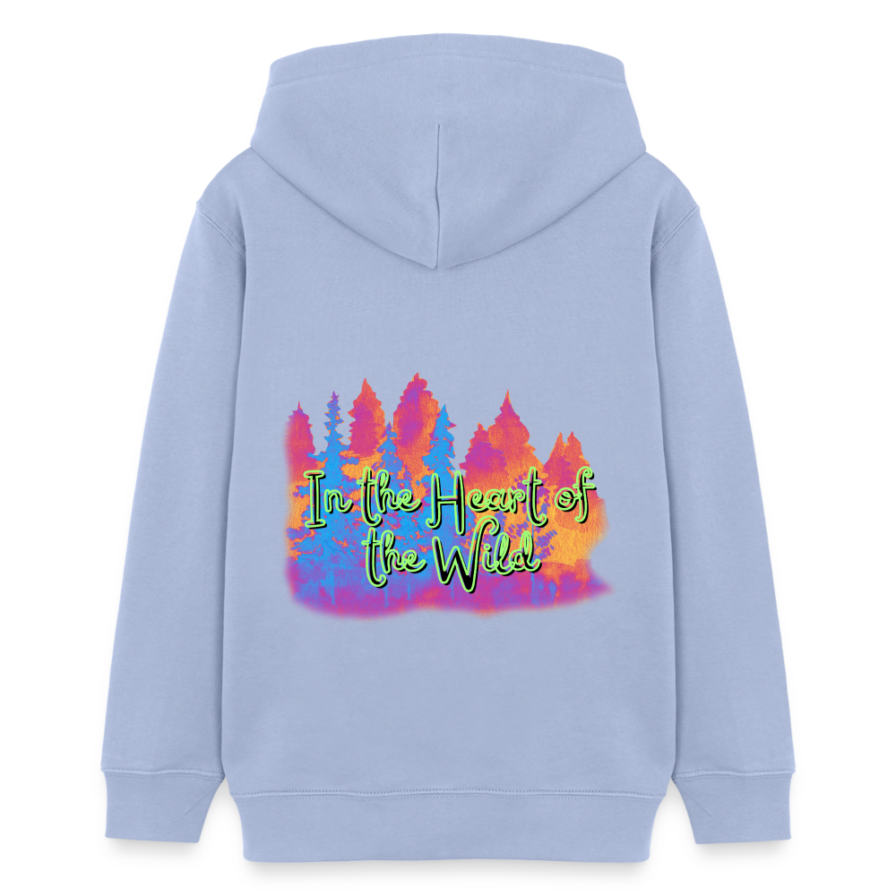 Teenager Bio-Hoodie - IN THE HEART OF THE WILD 2 - Sky