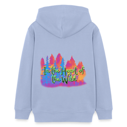 Teenager Bio-Hoodie - IN THE HEART OF THE WILD 2 - Sky