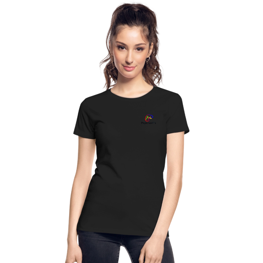 Frauen Premium Bio T-Shirt - NATUR HEALS - Schwarz