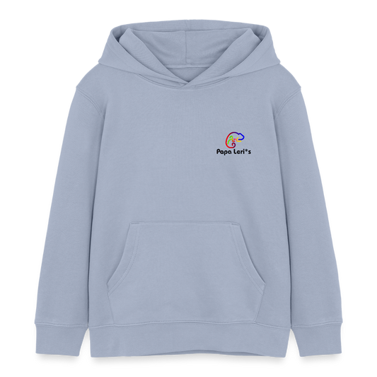 Kinder Bio-Hoodie - IN THE HEART OF THE WILD - Lavendel-Violett