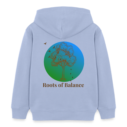 Kinder Bio-Hoodie - ROOTS OF BALANCE - Sky