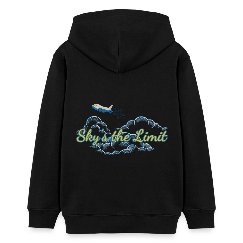 Teenager Bio-Hoodie - SKY`S THE LIMIT - Schwarz