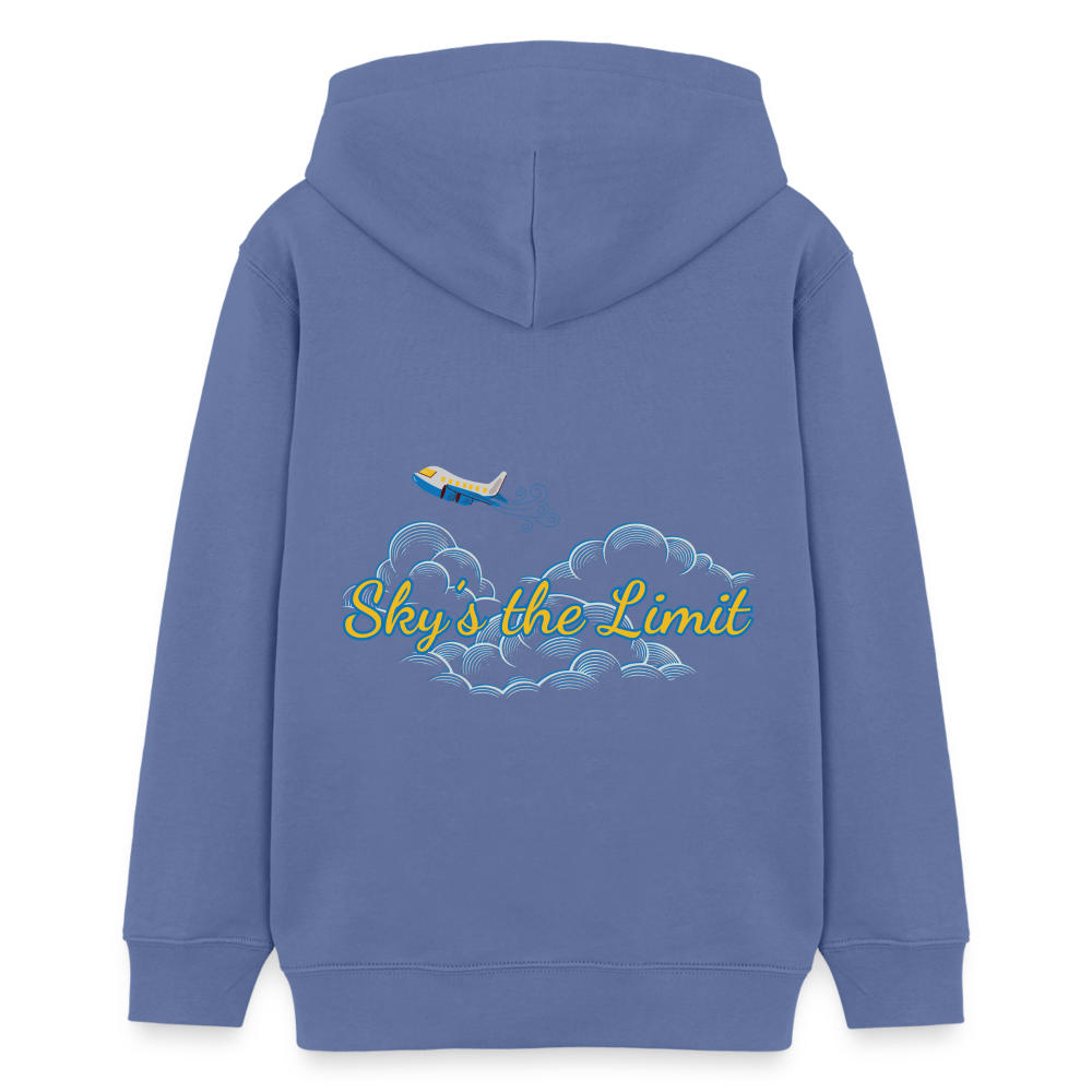 Teenager Bio-Hoodie - SKY`S THE LIMIT - Blau