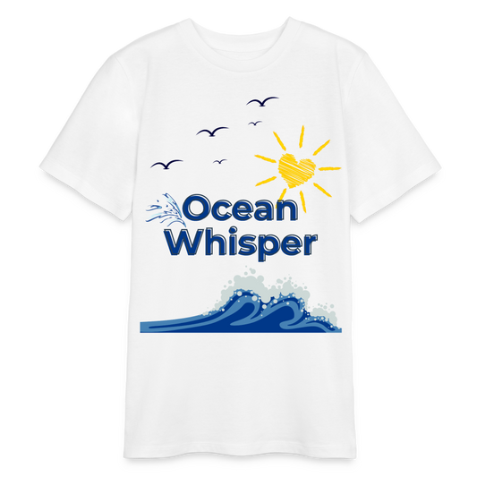 Bio Teenager T-Shirt - OCEAN WHISPER - Weiß