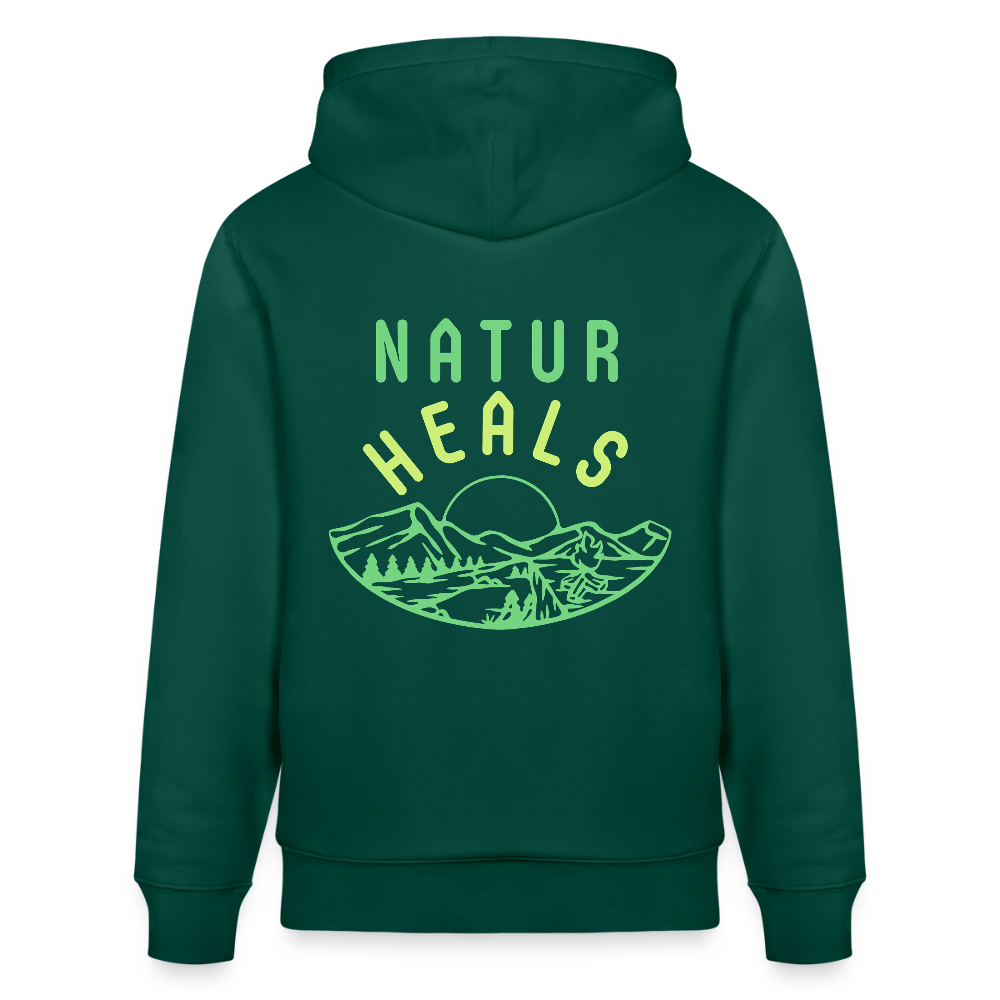 Unisex Herren Damen Bio-Hoodie - NATUR HEALS - Forest