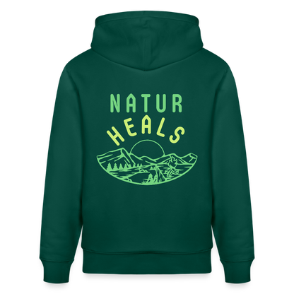 Unisex Herren Damen Bio-Hoodie - NATUR HEALS - Forest