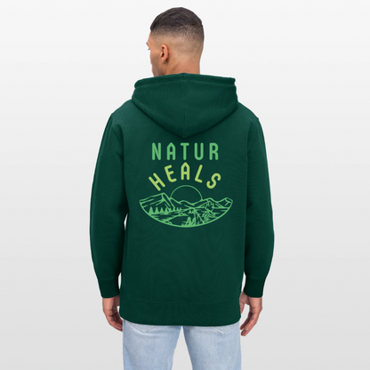 Unisex Herren Damen Bio-Hoodie - NATUR HEALS - Forest