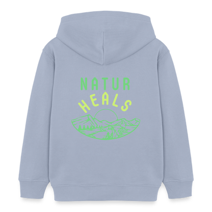 Kinder Bio-Hoodie - NATUR HEALS - Lavendel-Violett