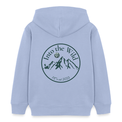 Kinder Bio-Hoodie - INTO THE WILD - Sky