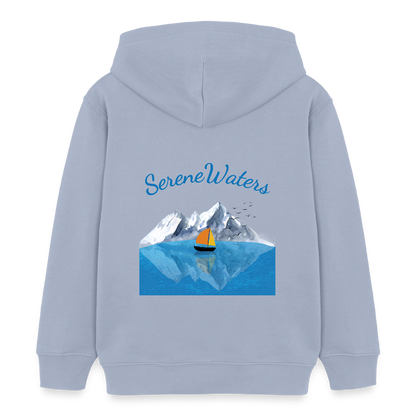 Kinder Bio-Hoodie - SERENE WATERS - Lavendel-Violett