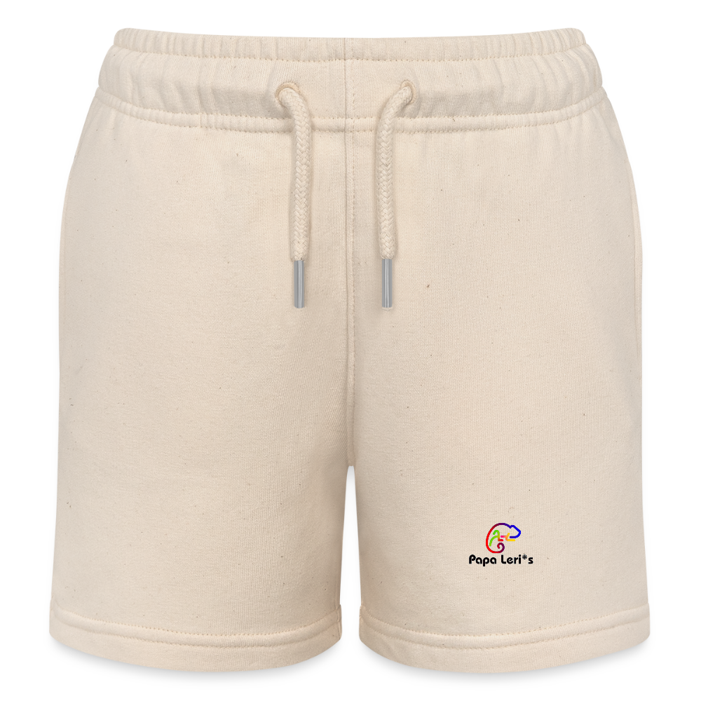 Kinder Bio Joggingshorts - Weißgrau