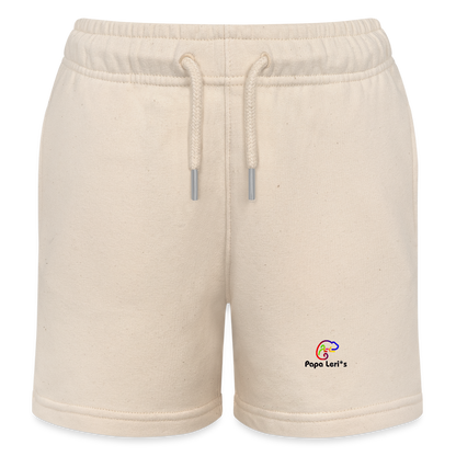 Kinder Bio Joggingshorts - Weißgrau