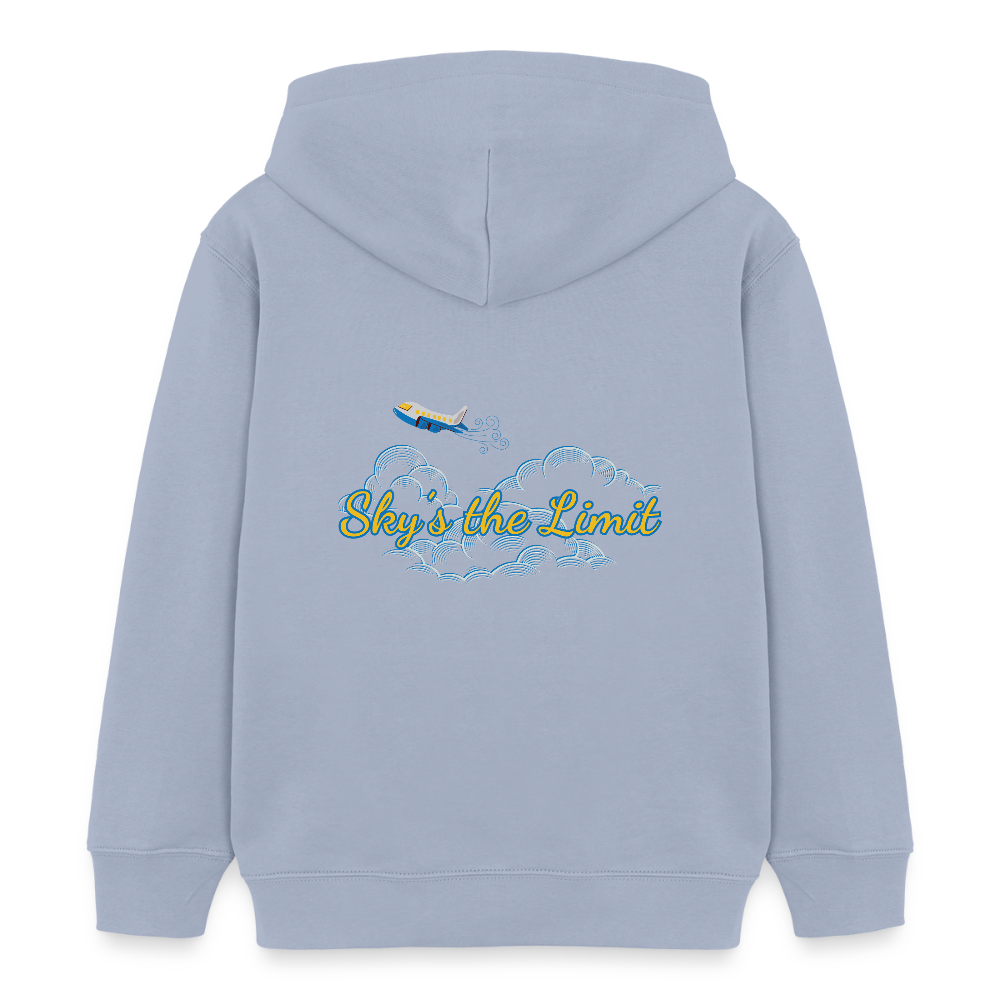 Kinder Bio-Hoodie - SKY´S THE LIMIT - Lavendel-Violett