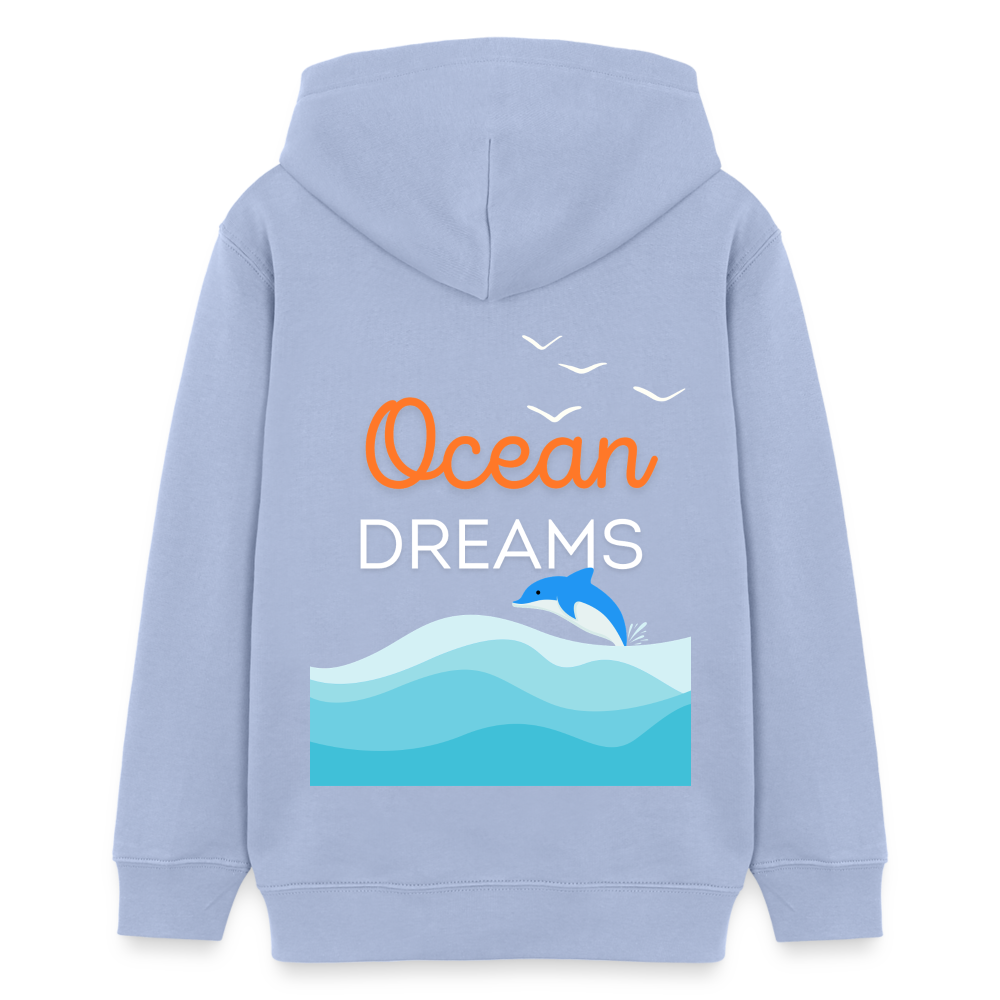 Teenager Bio-Hoodie - OCEAN DREAMS - Sky