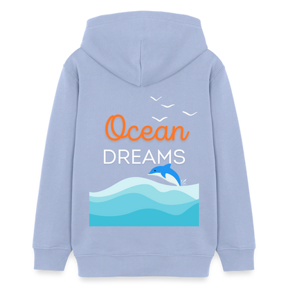 Teenager Bio-Hoodie - OCEAN DREAMS - Sky