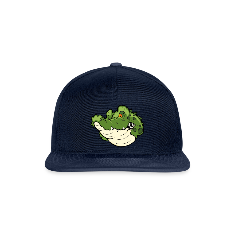 Snapback Cap- KROKO POWER - versch. Farben - Navy/Navy